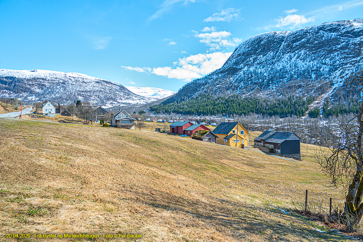 Frå Bystøl og Myrlandshaugen