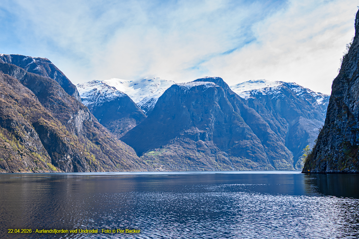 Aurlandsfjorden ved Undredal