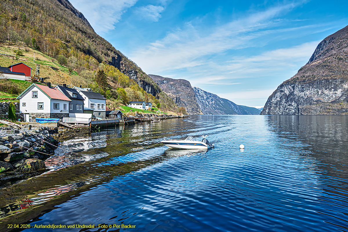 Aurlandsfjorden ved Undredal