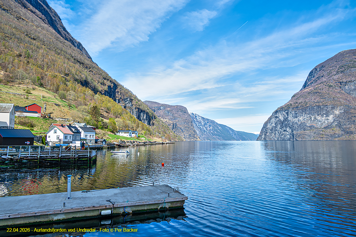 Aurlandsfjorden ved Undredal