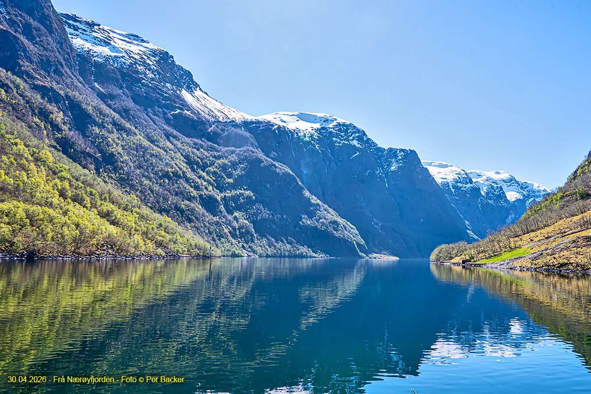 Frå Nærøyfjorden