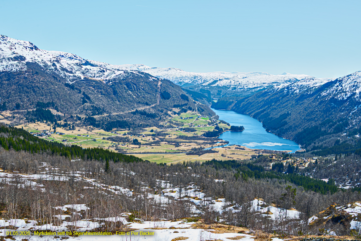 Myrkdalen sett frå Skjervheimsstølen