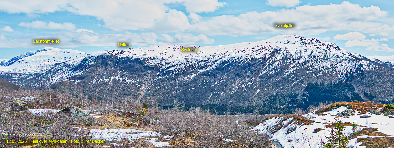 Fjell over Myrkdalen