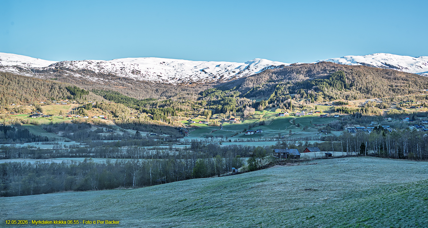 Frå Myrkdalen klokka 06.55